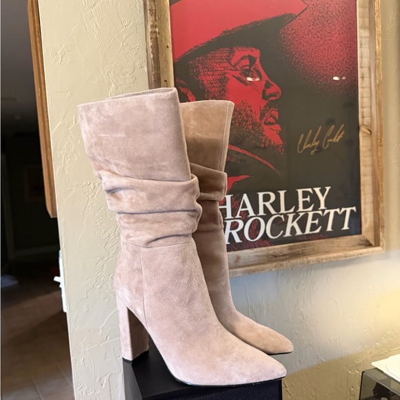Marc Fisher Shoes - Make Offer • Marc Fisher Gomer Suede Heeled Boots